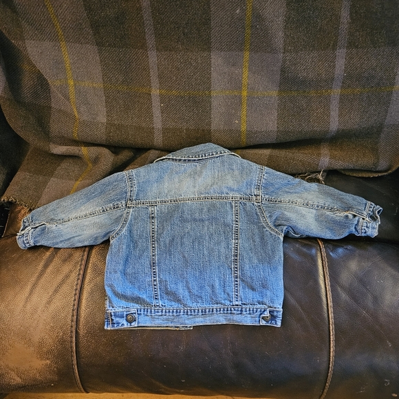 Upcycled Floral Embroidered Denim Jacket 18 - 24 months - Picture 3 of 9